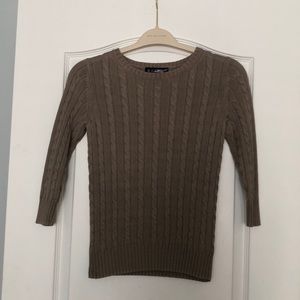 Brooks Brothers cable knit sweater